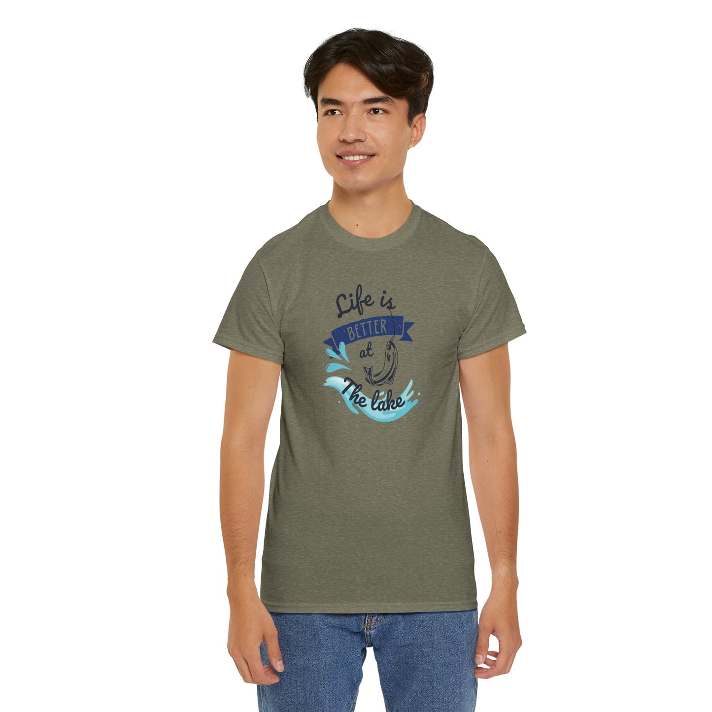 Lake Fishing Unisex Tee