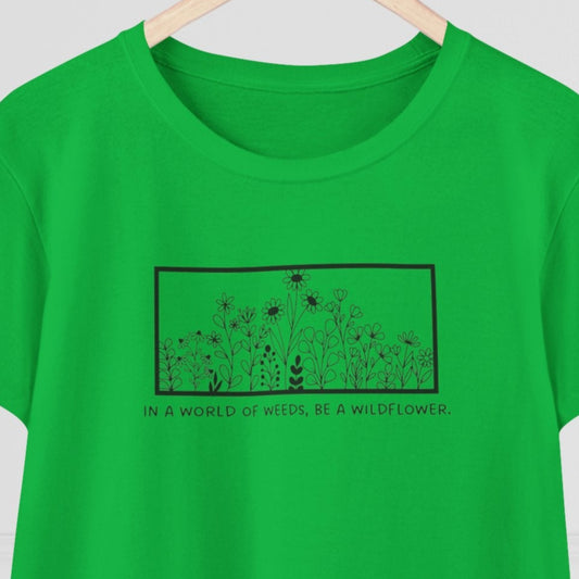 Wildflower T Shirt Floral Tee Women's