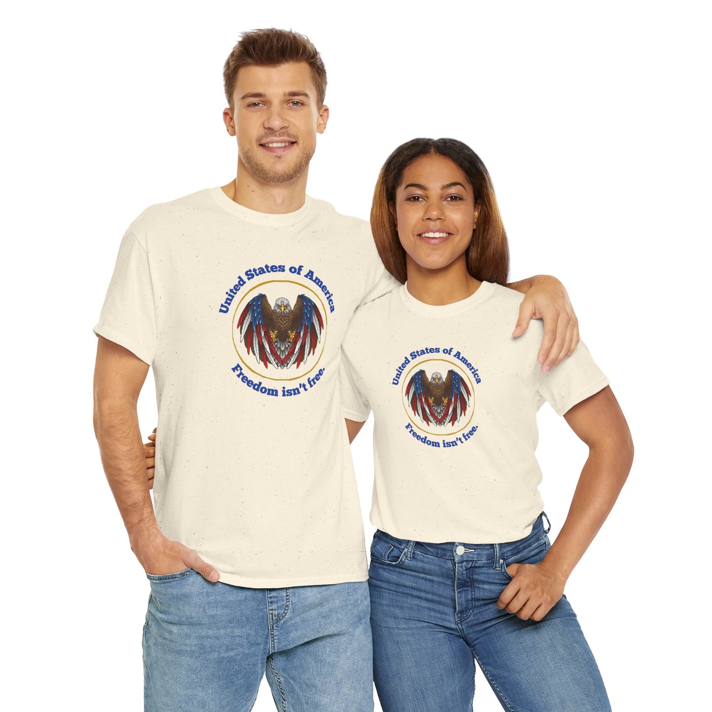 Patriotic Eagle Tee - USA Freedom
