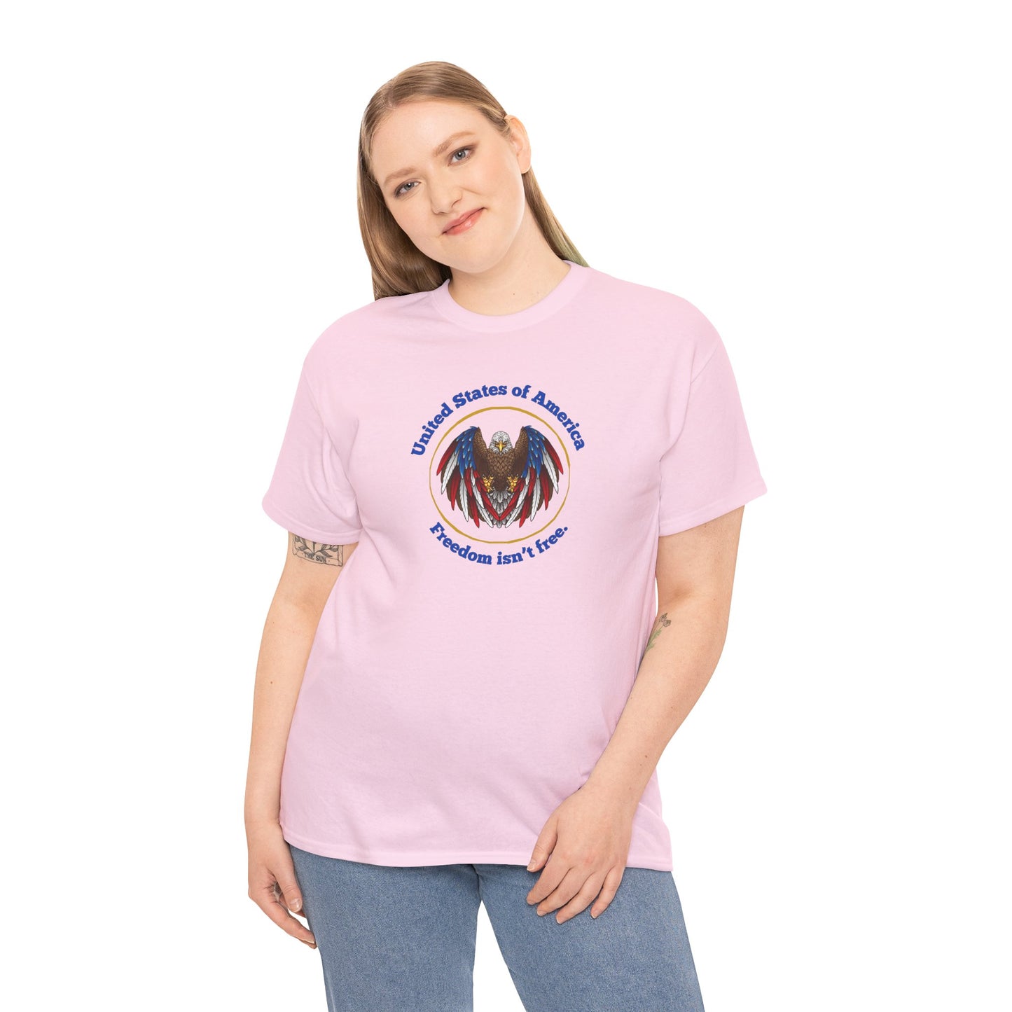 Patriotic Eagle Tee - USA Freedom