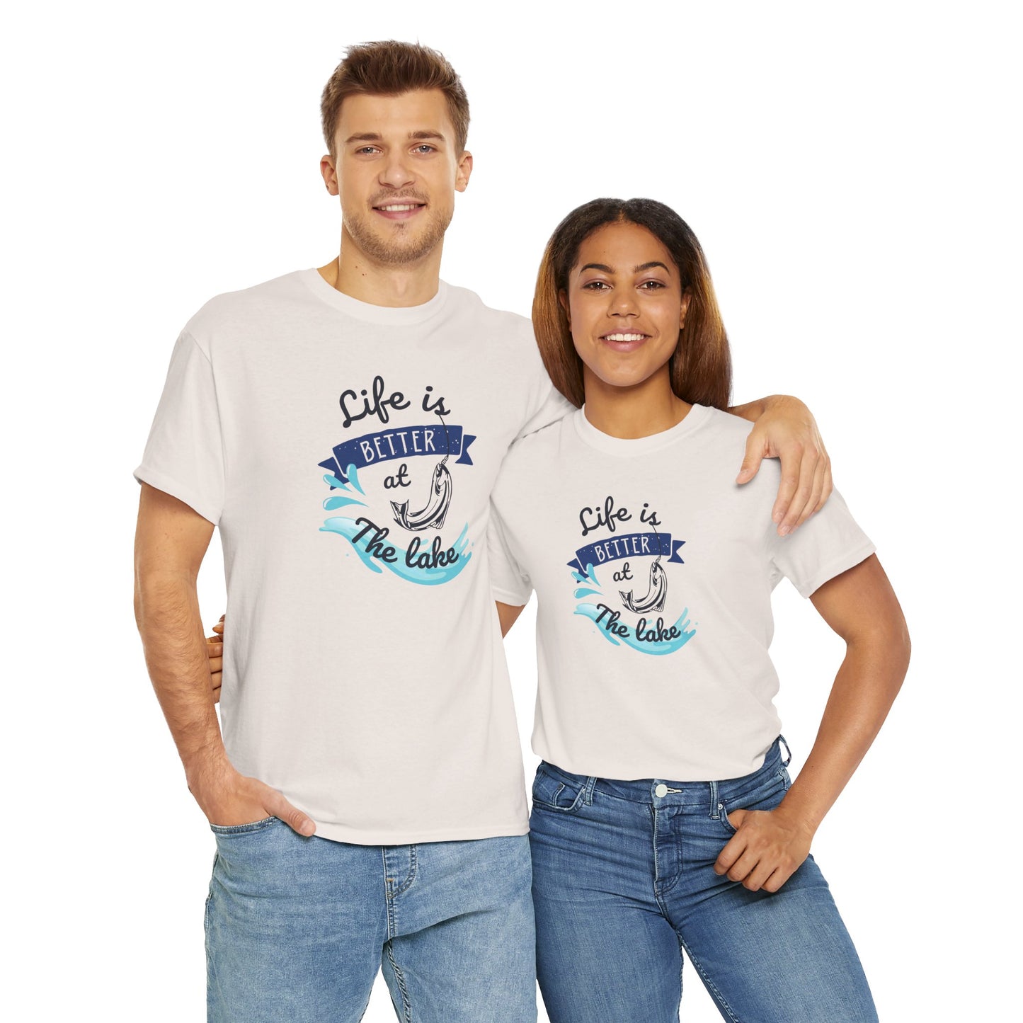 Lake Fishing Unisex Tee