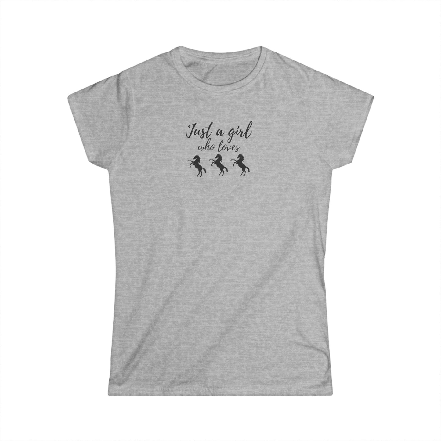 Graphic Horse Lover Women's Tee