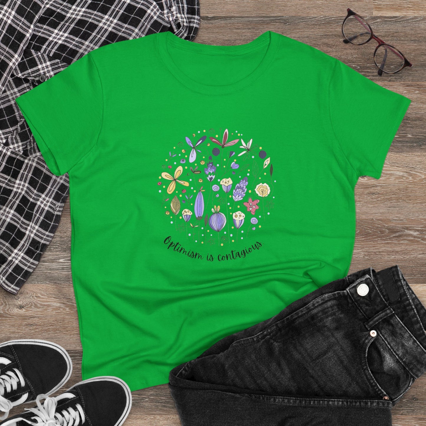 Wildflower T Shirt Women's Wildflower Tee Floral T Shirt Flower Tee Inspirational Saying