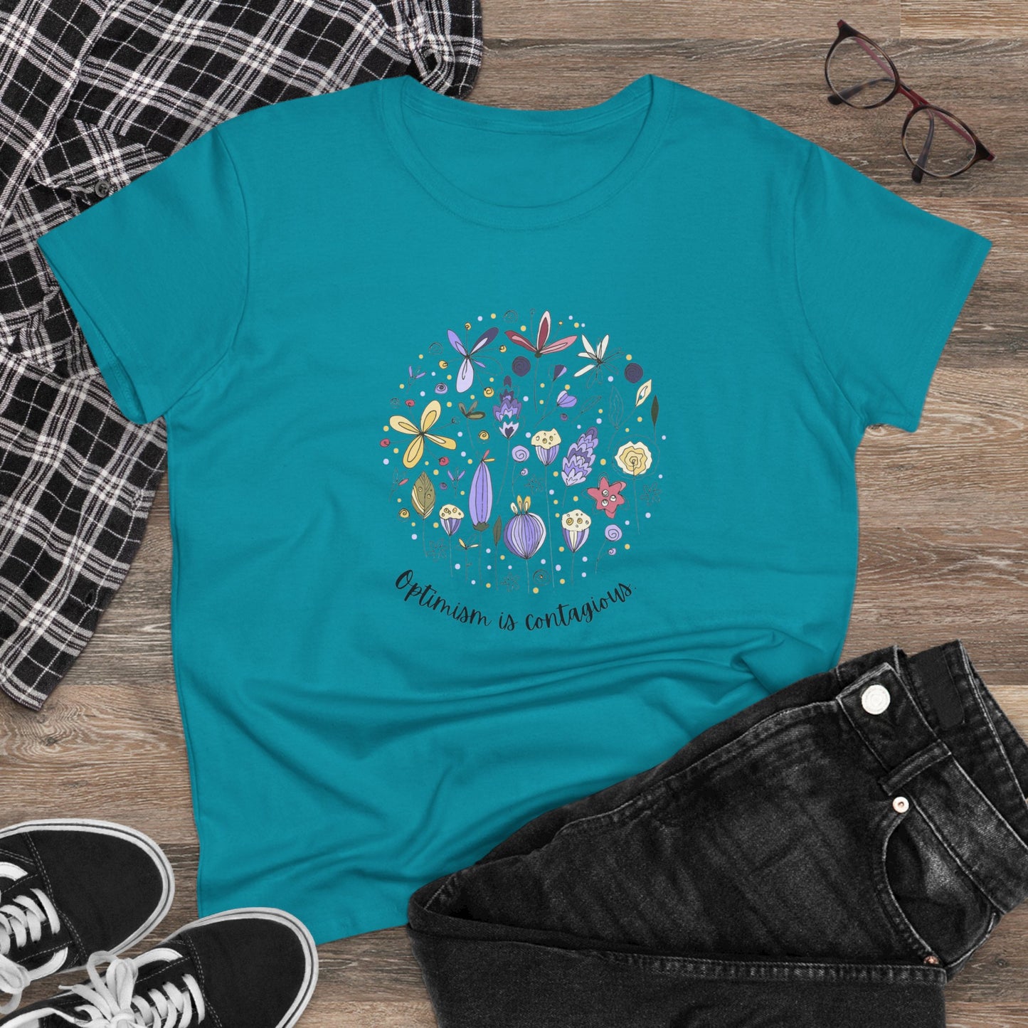 Wildflower T Shirt Women's Wildflower Tee Floral T Shirt Flower Tee Inspirational Saying
