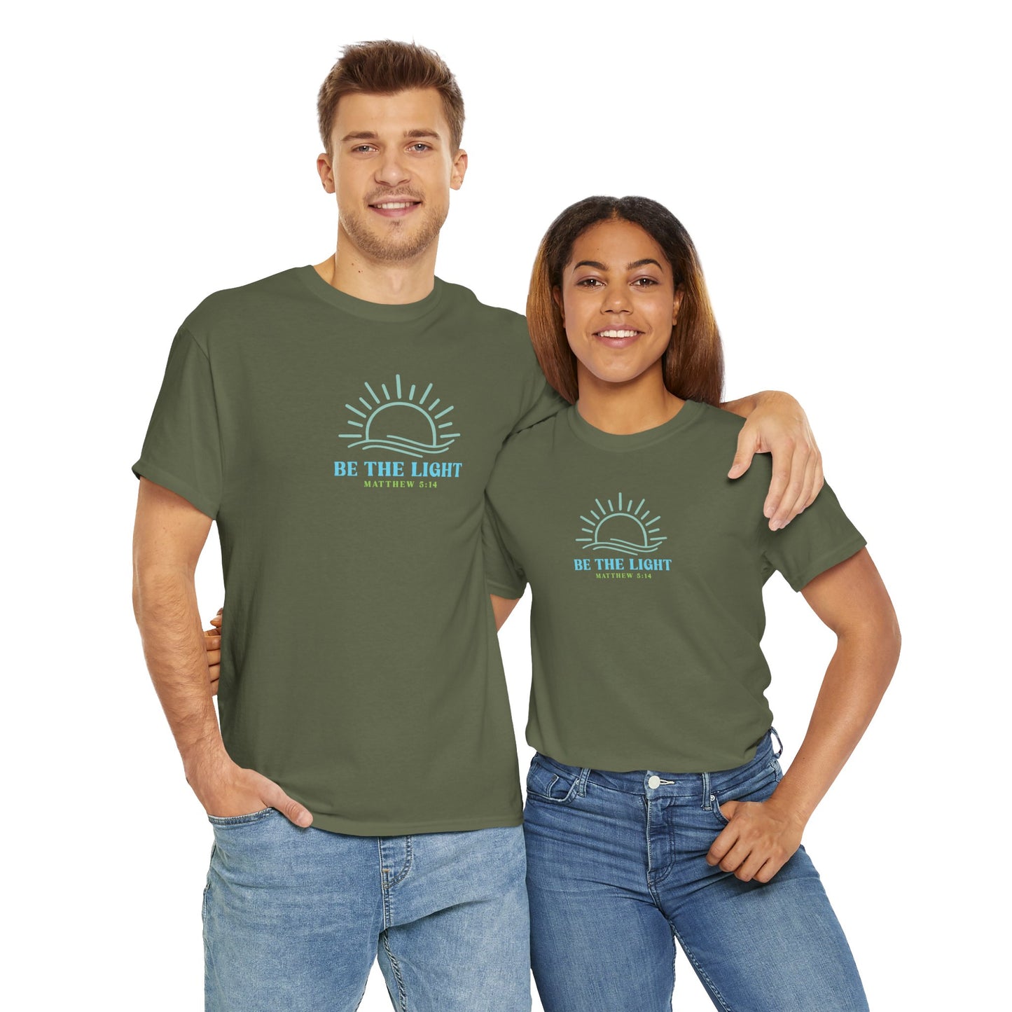 Christian Graphic Tee Be The Light
