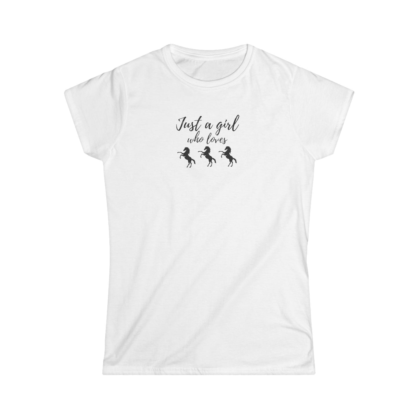 Graphic Horse Lover Women's Tee