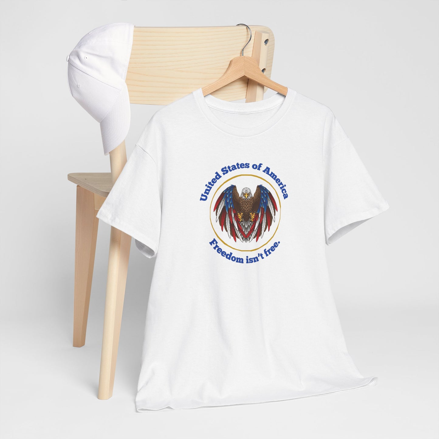 Patriotic Eagle Tee - USA Freedom