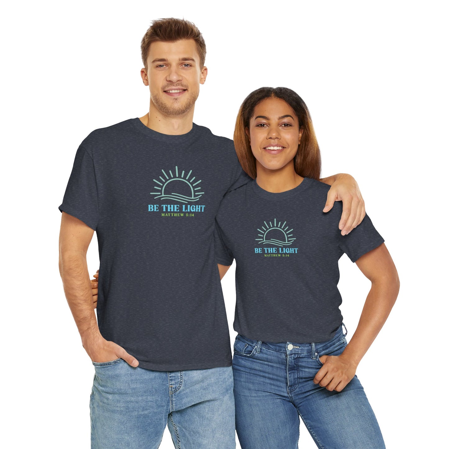 Christian Graphic Tee Be The Light