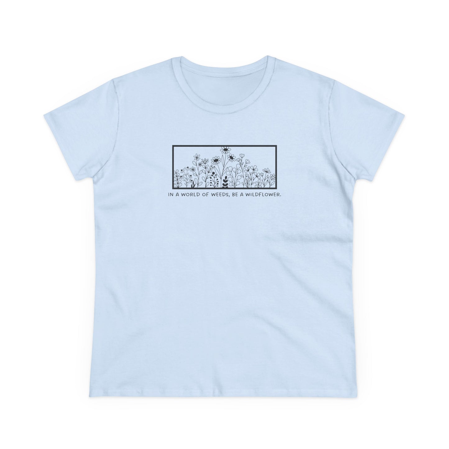 Wildflower T Shirt Floral Tee Women's