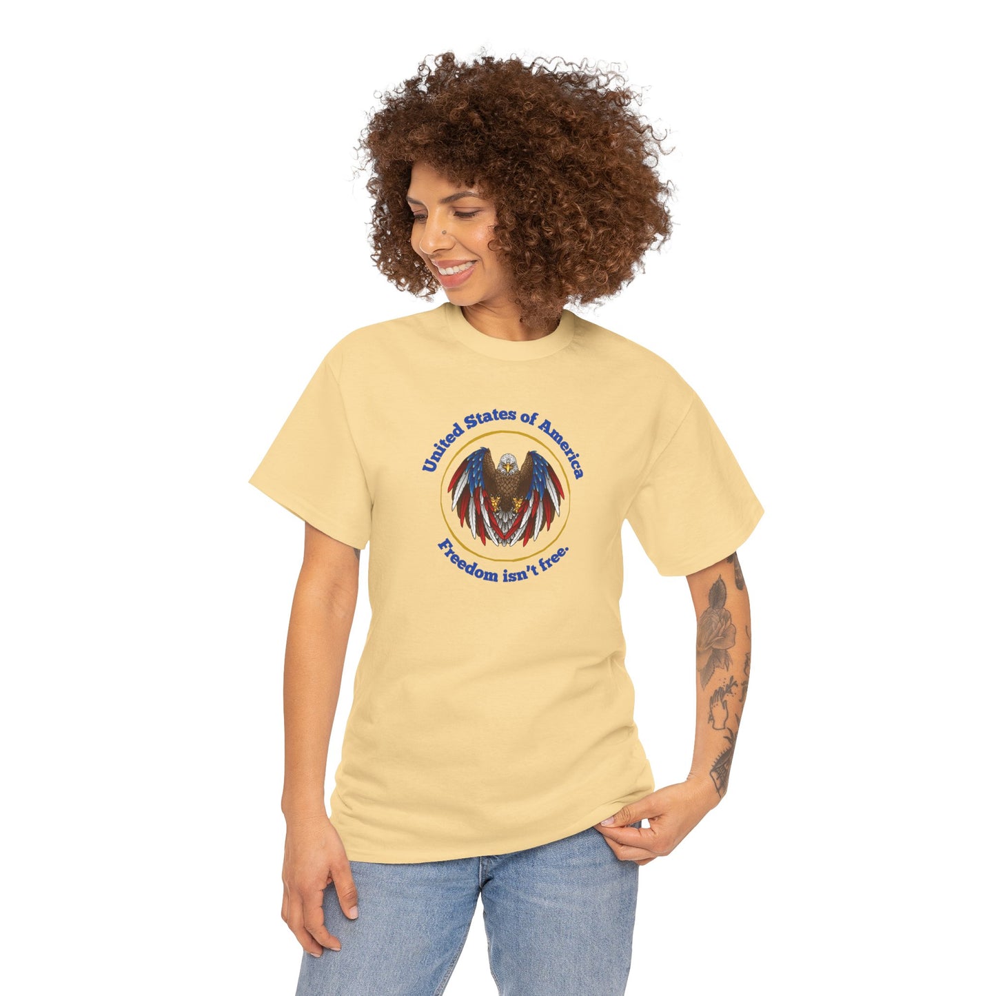 Patriotic Eagle Tee - USA Freedom