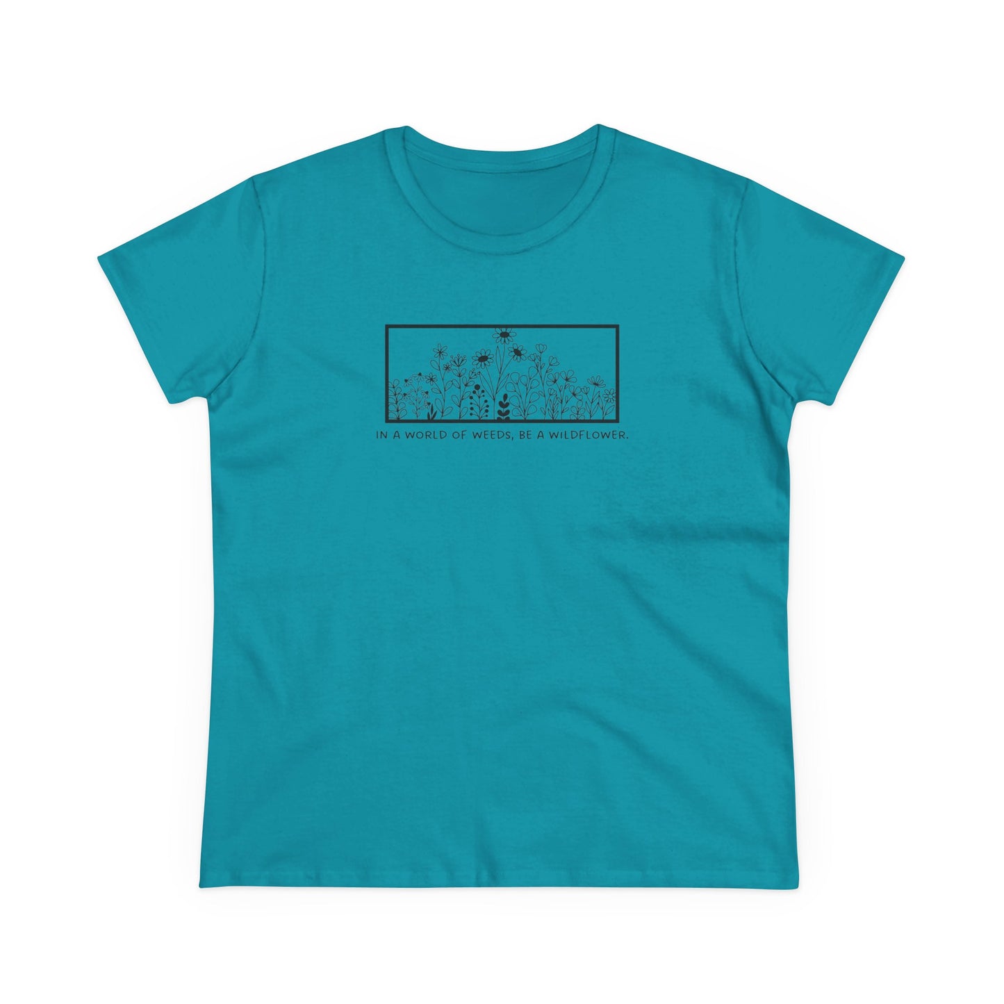 Wildflower T Shirt Floral Tee Women's