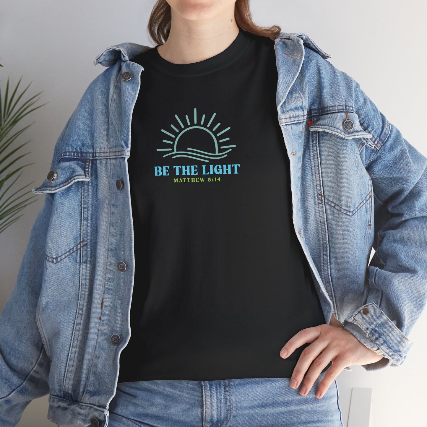Christian Graphic Tee Be The Light