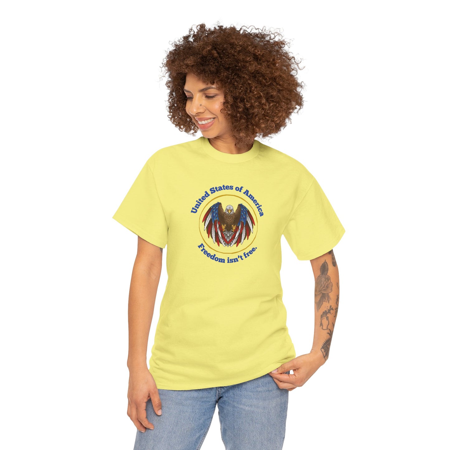 Patriotic Eagle Tee - USA Freedom