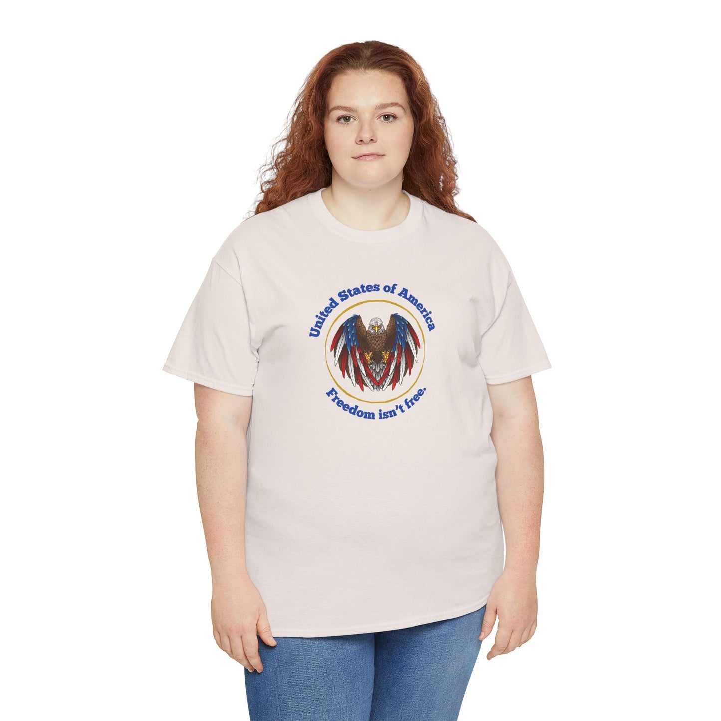 Patriotic Eagle Tee - USA Freedom