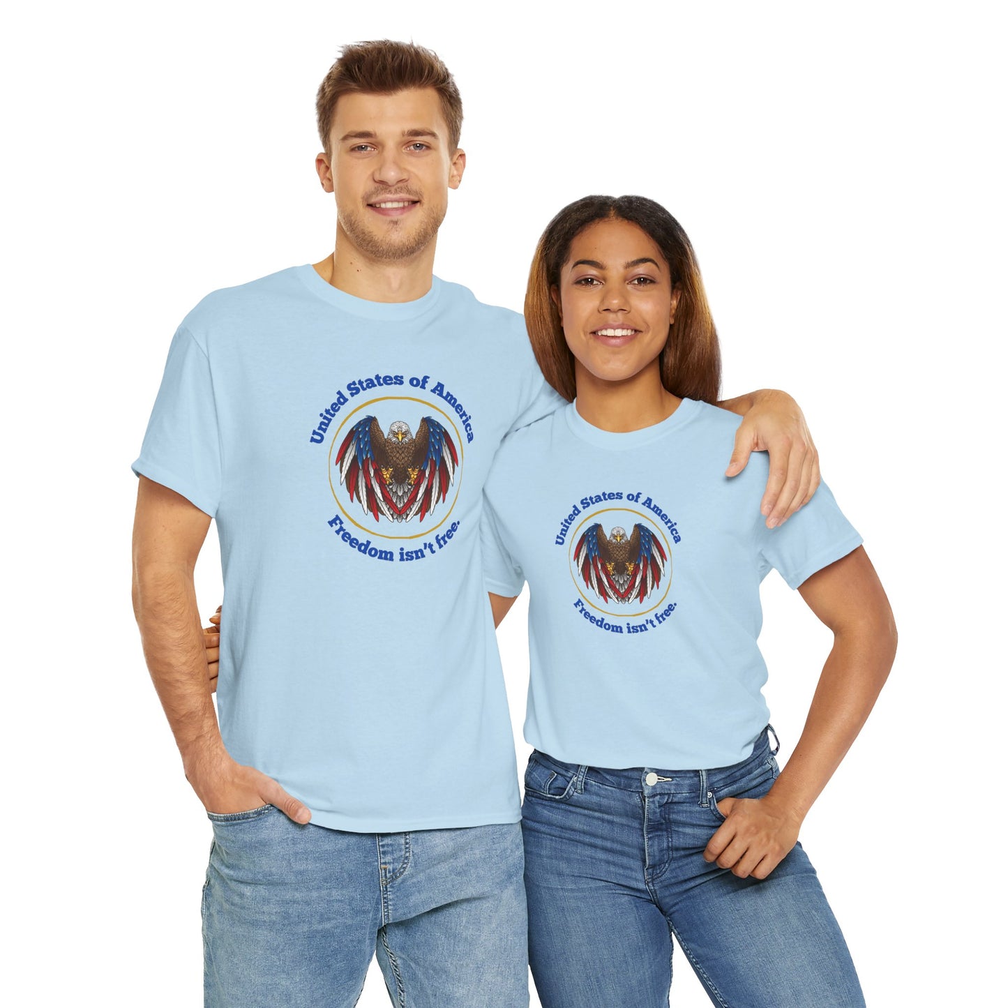 Patriotic Eagle Tee - USA Freedom