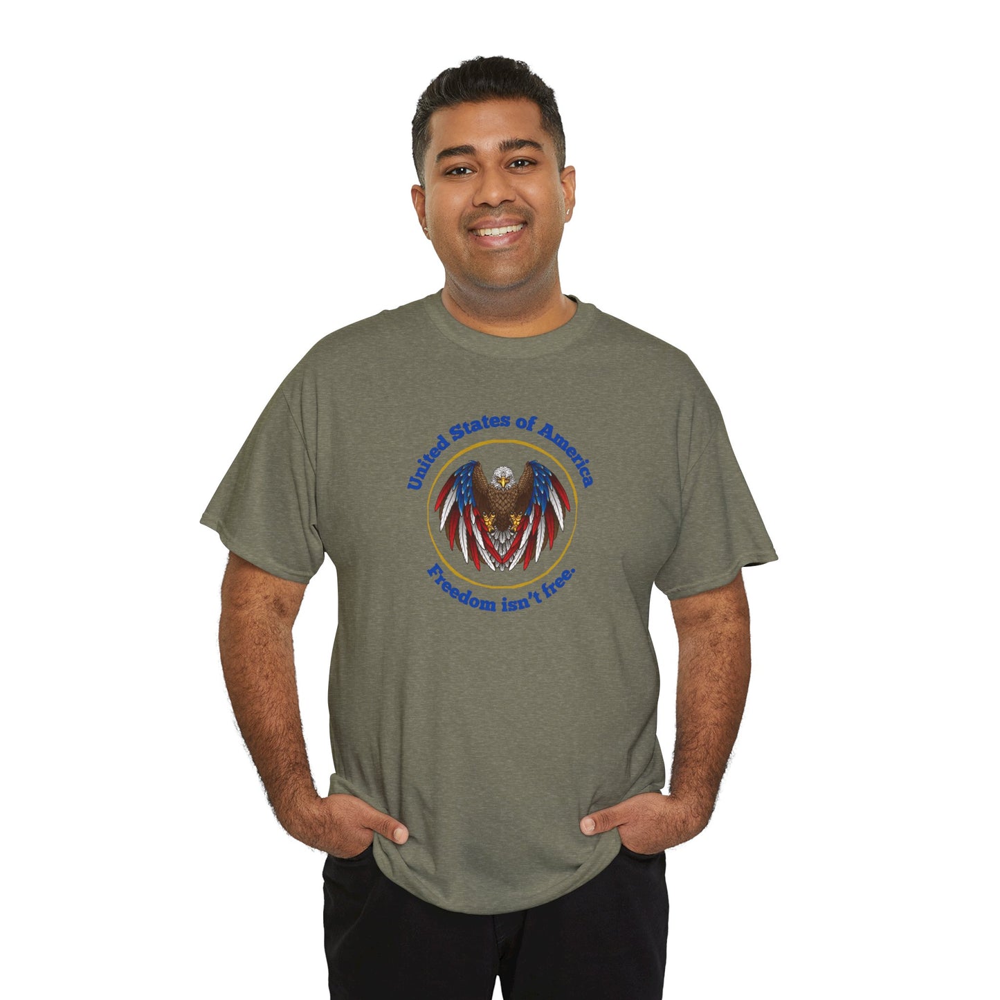 Patriotic Eagle Tee - USA Freedom
