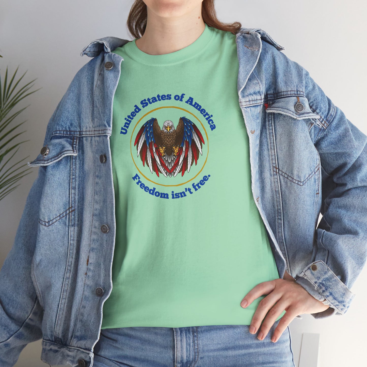 Patriotic Eagle Tee - USA Freedom