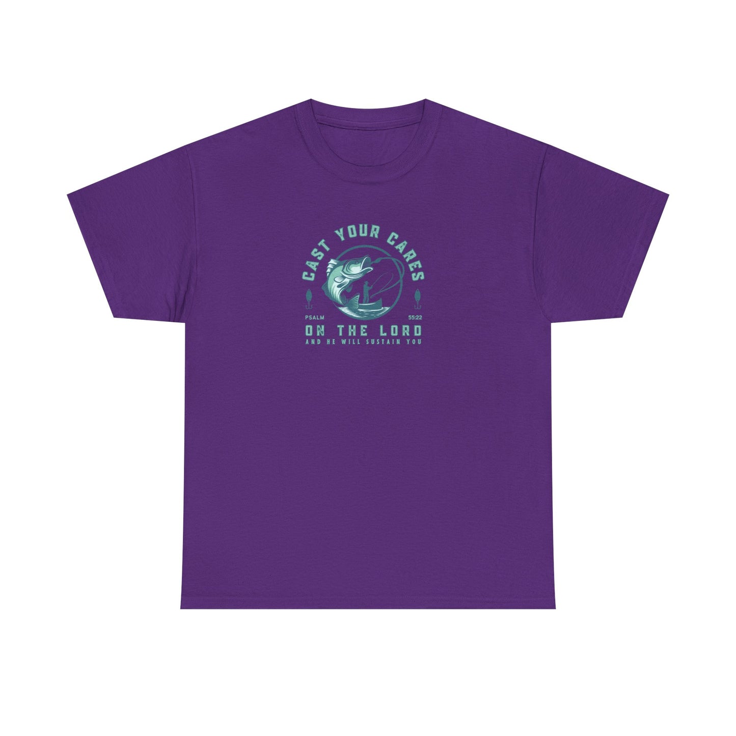 Men's Graphic Christian T Shirt Fishing Tee