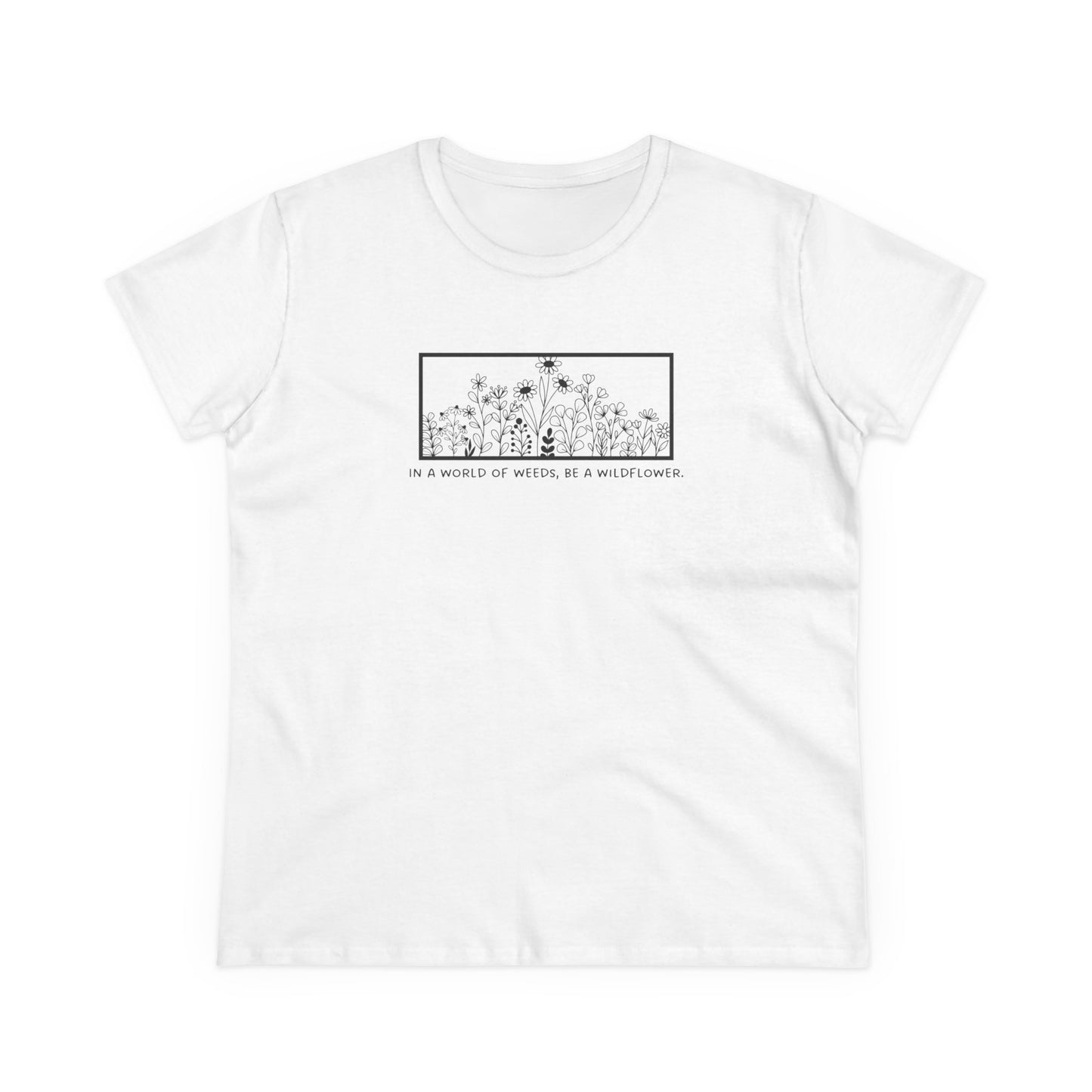 Wildflower T Shirt Floral Tee Women's