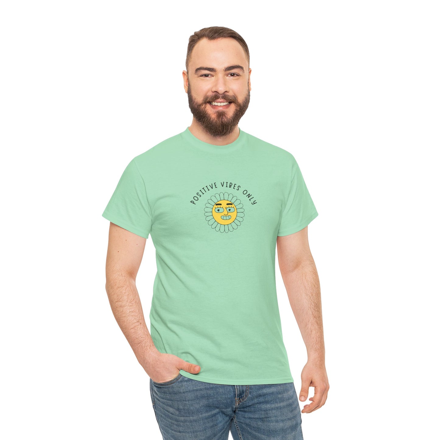 Positive Vibes Unisex Tee Funny Saying Men's Women's