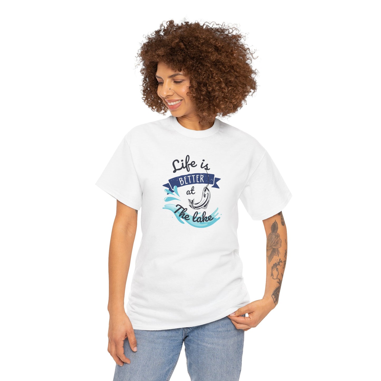 Lake Fishing Unisex Tee