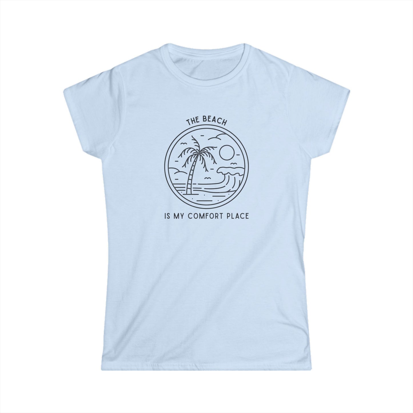Graphic Tee - The Beach is My Comfort Place Women's T-Shirt