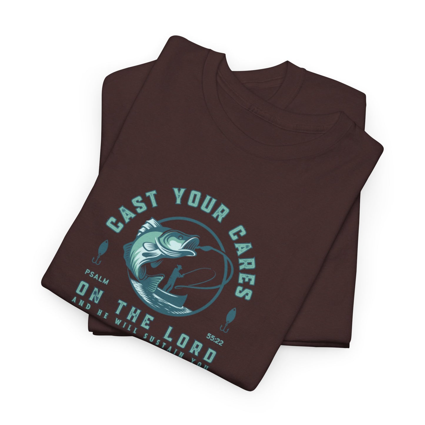 Men's Graphic Christian T Shirt Fishing Tee