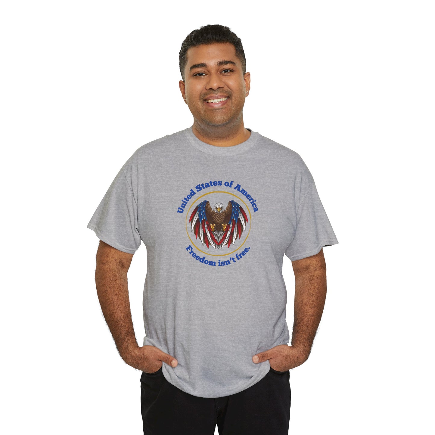 Patriotic Eagle Tee - USA Freedom