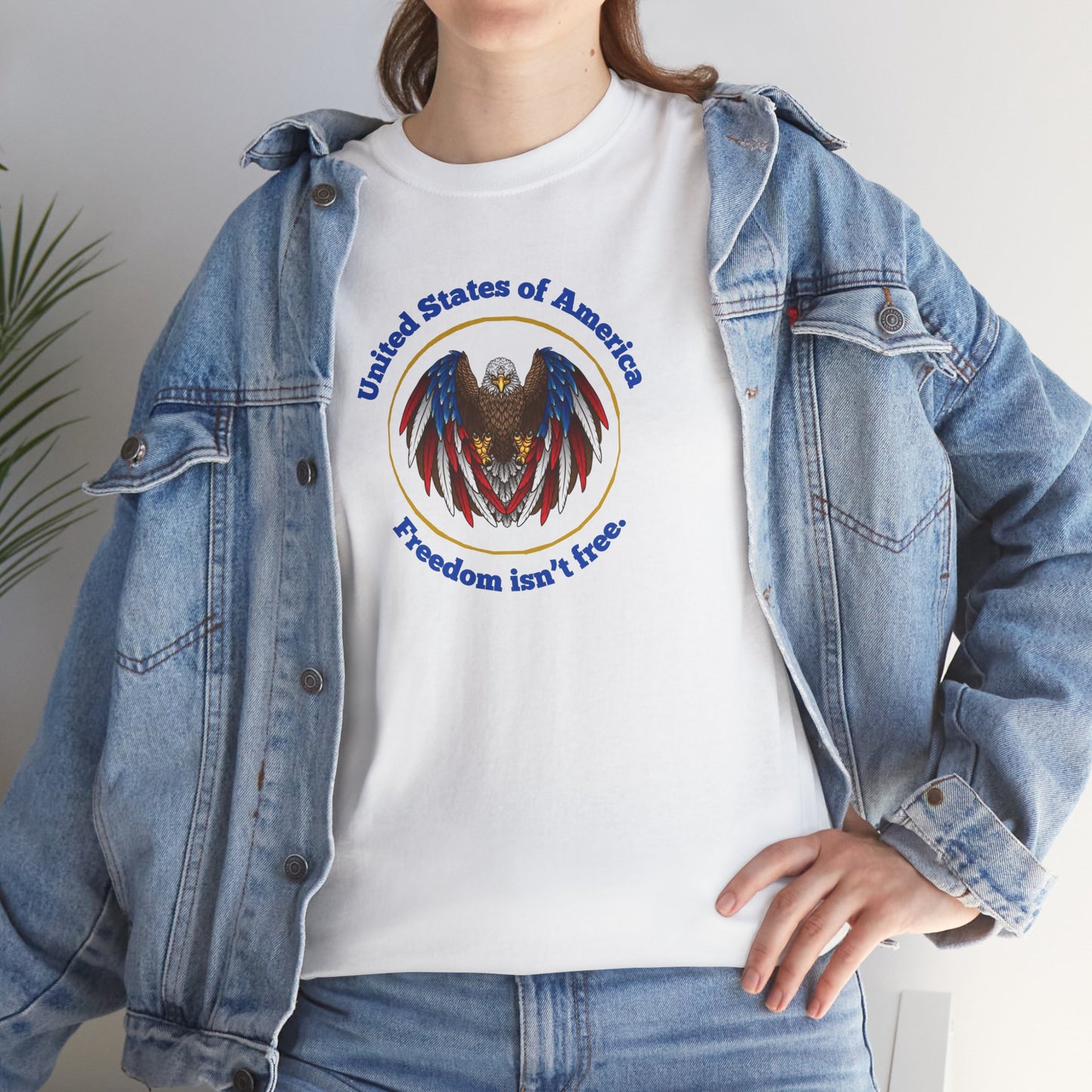 Patriotic Eagle Tee - USA Freedom