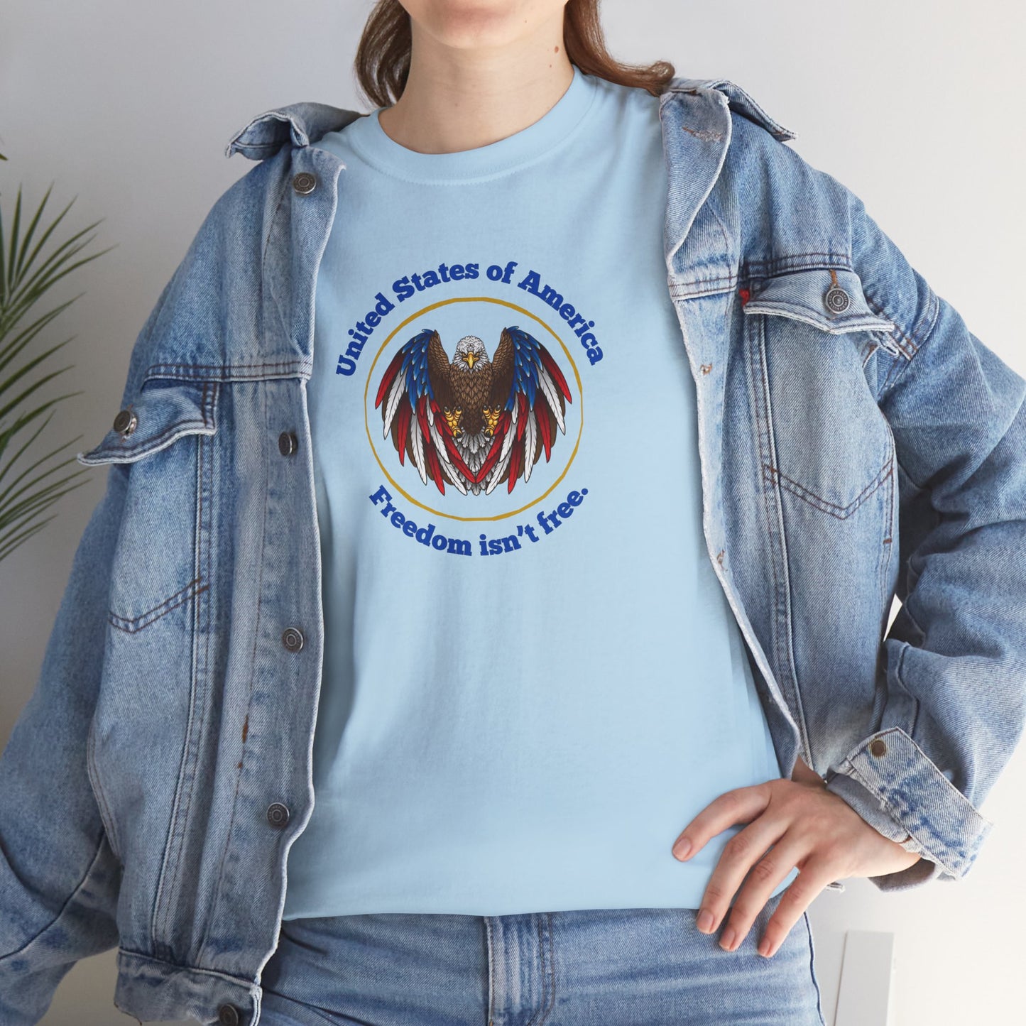 Patriotic Eagle Tee - USA Freedom