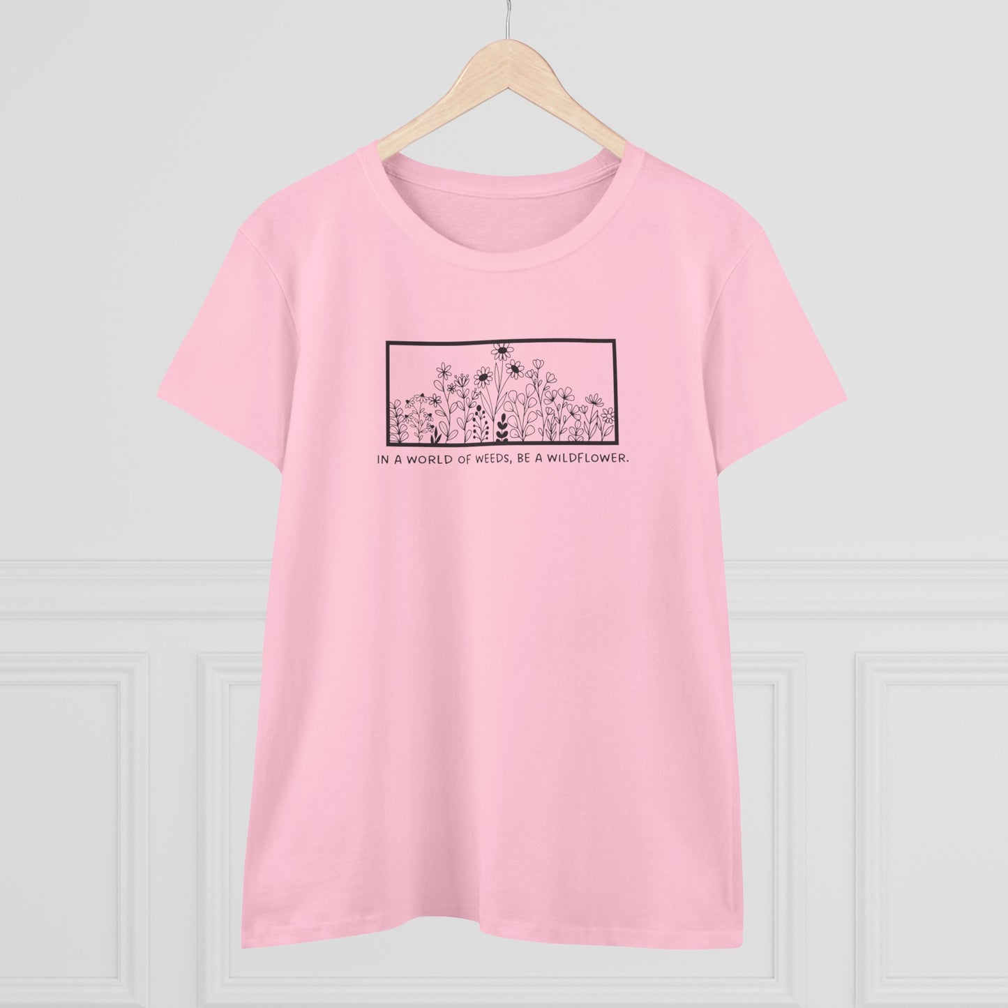 Wildflower T Shirt Floral Tee Women's