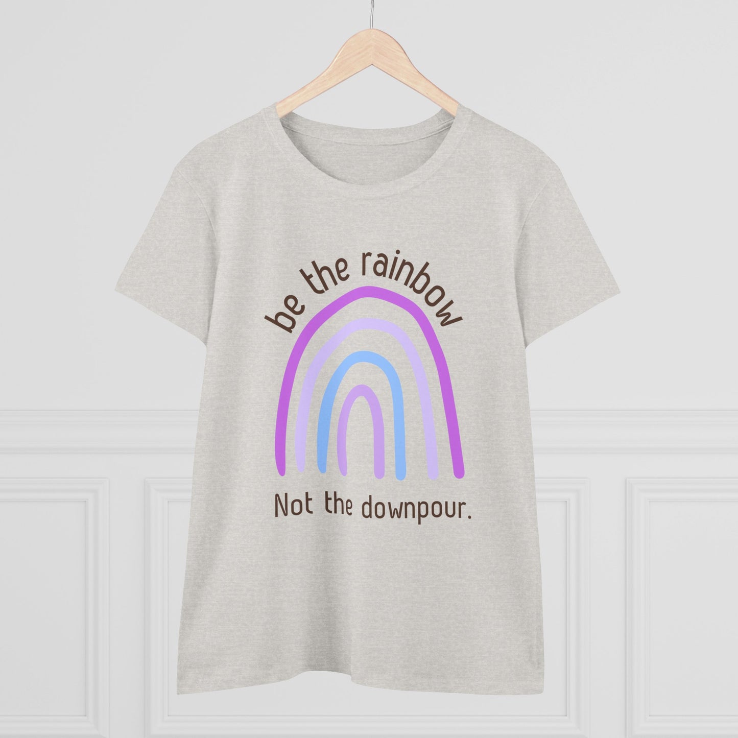 Rainbow T Shirt Inspirational Tee Women's