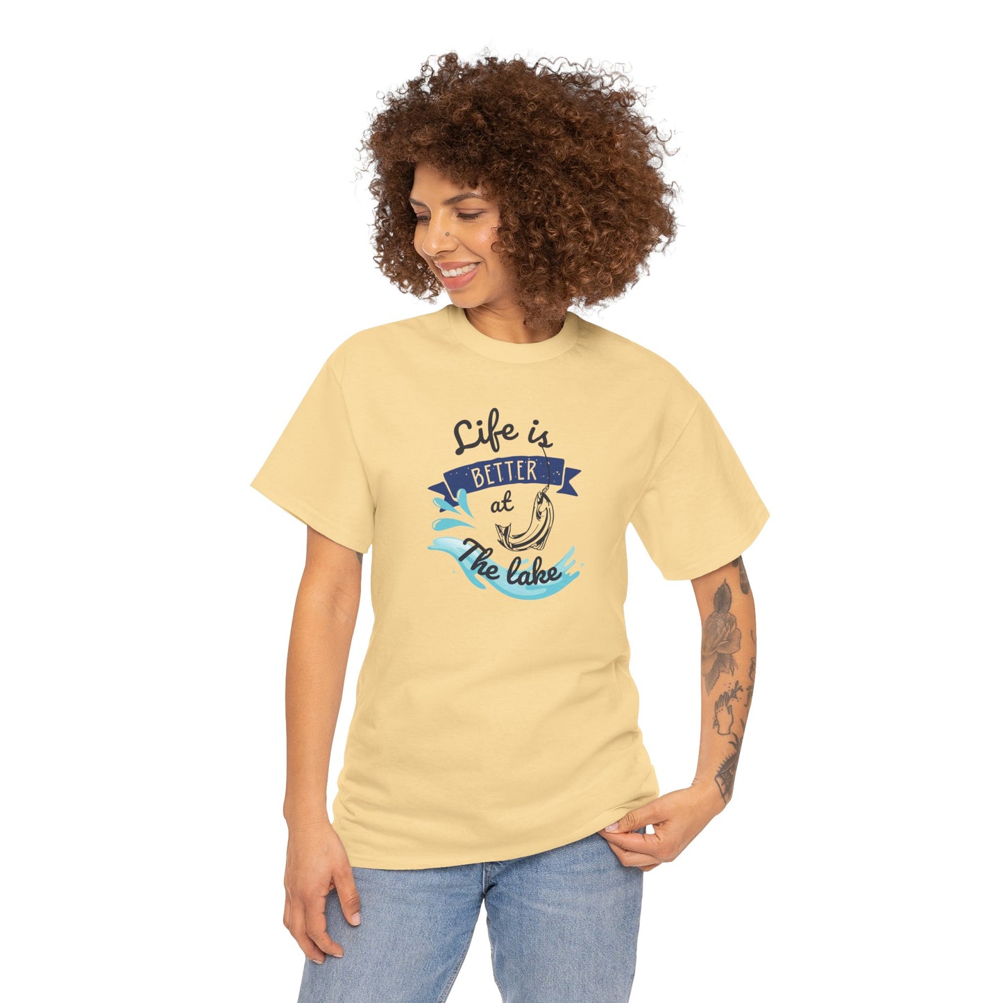 Lake Fishing Unisex Tee