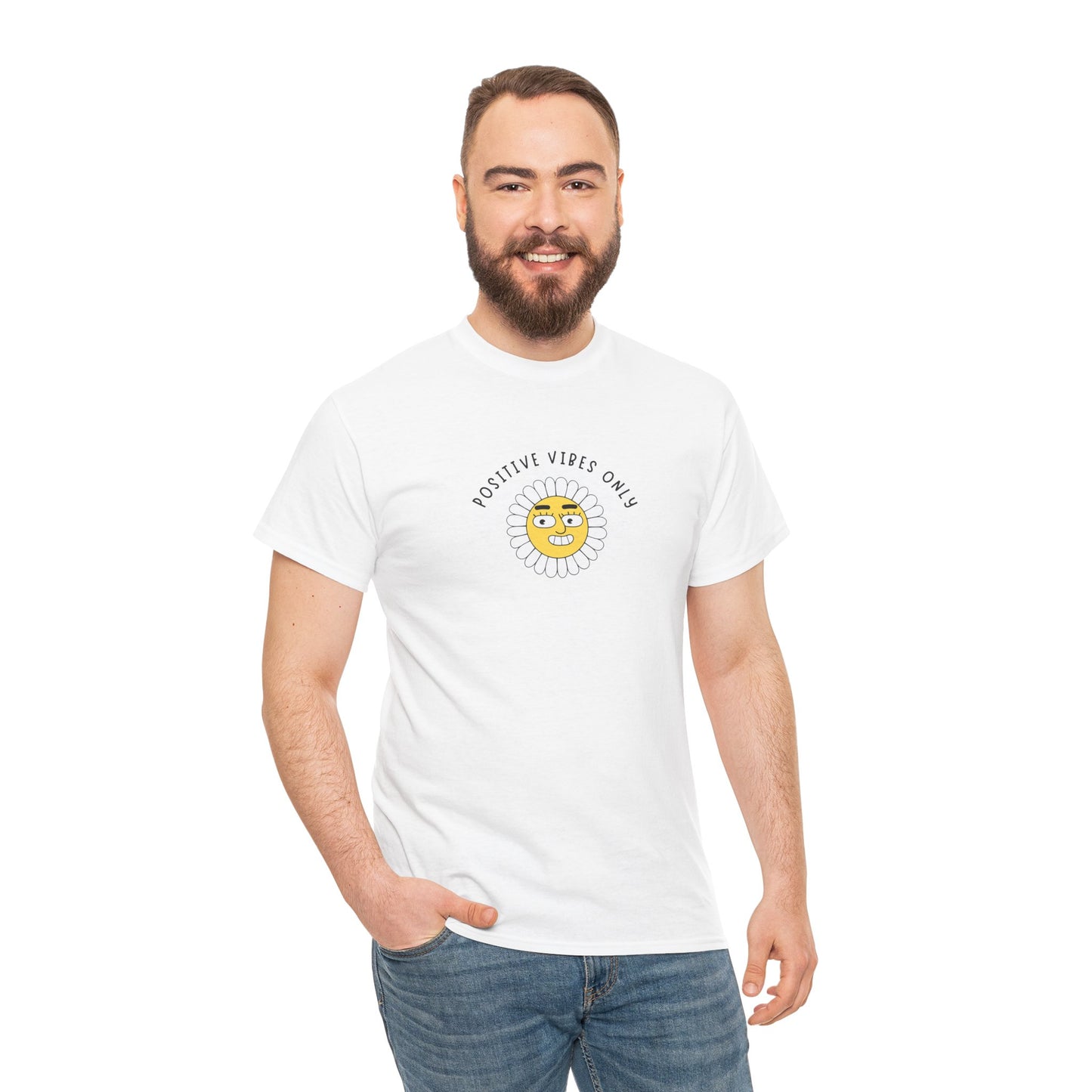 Positive Vibes Unisex Tee Funny Saying Men's Women's