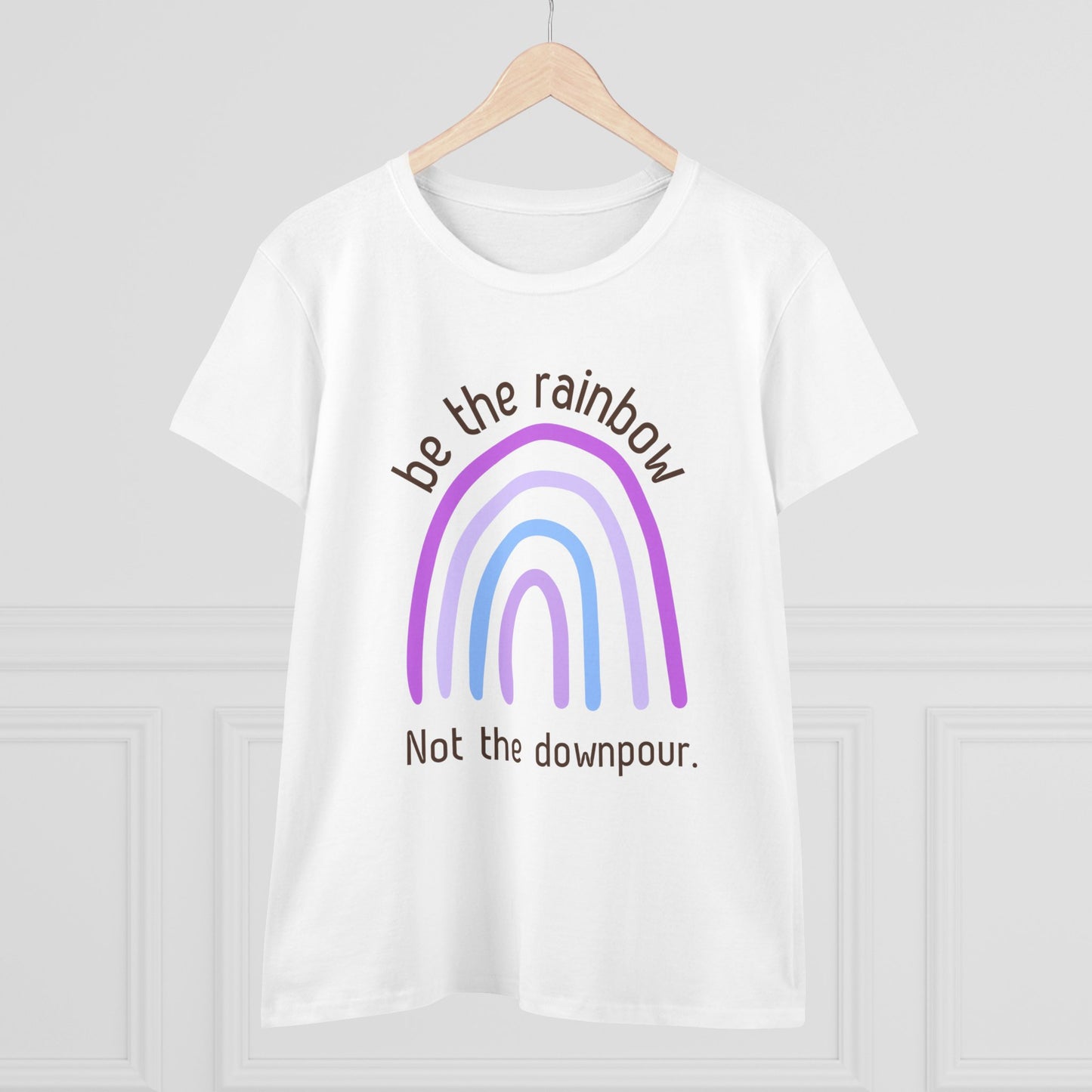 Rainbow T Shirt Inspirational Tee Women's