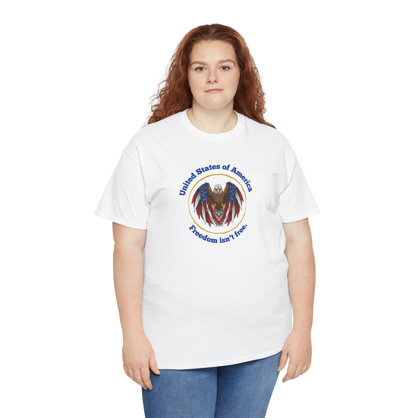 Patriotic Eagle Tee - USA Freedom
