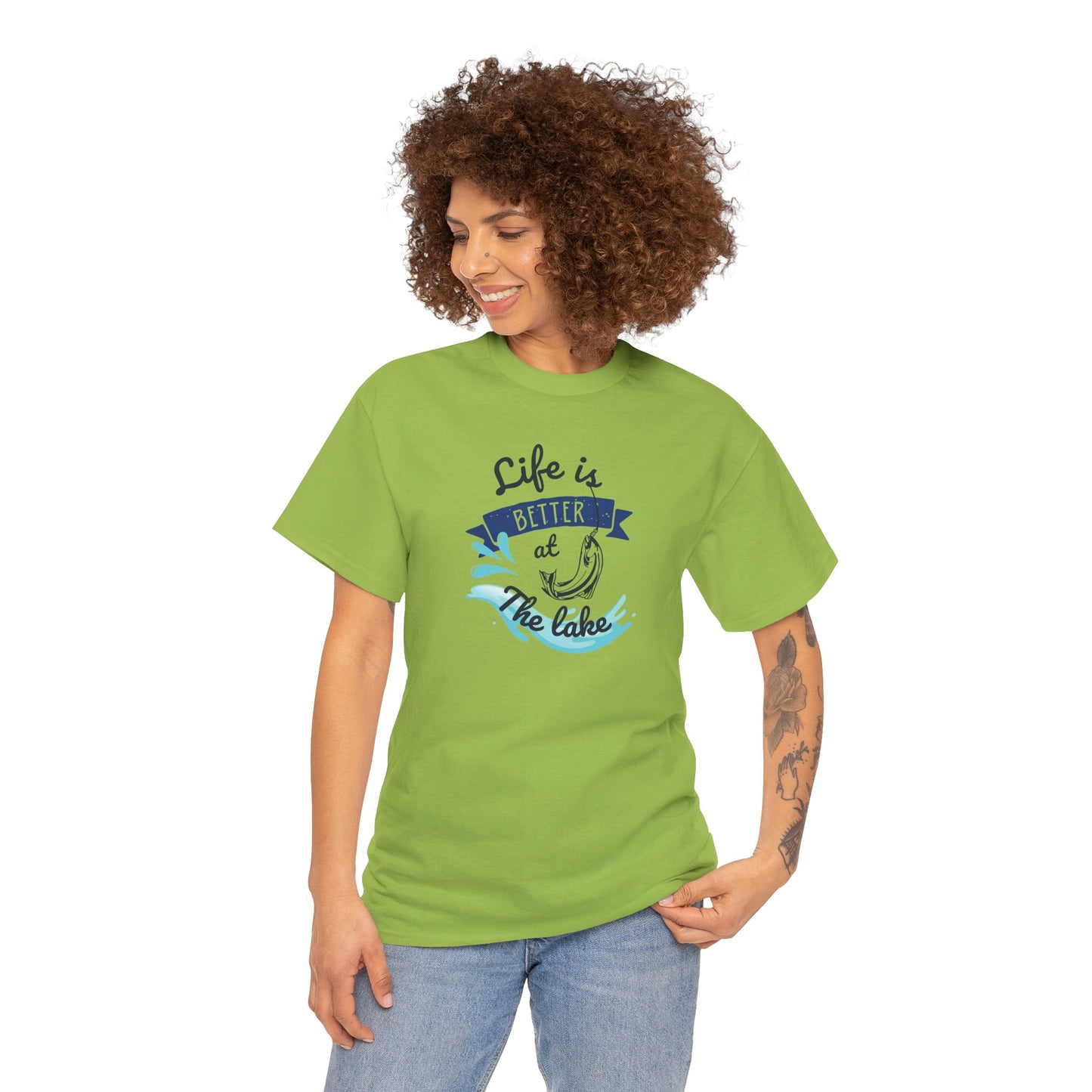 Lake Fishing Unisex Tee