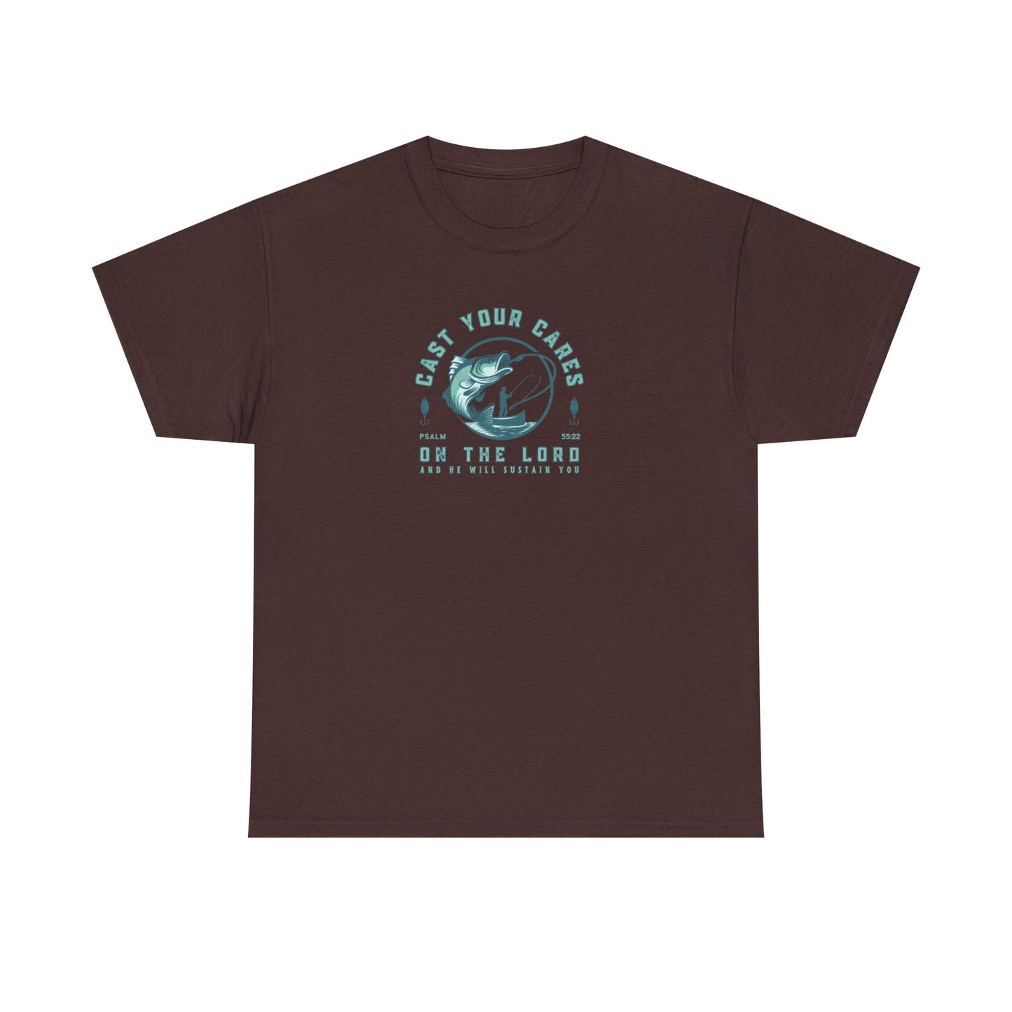 Men's Graphic Christian T Shirt Fishing Tee
