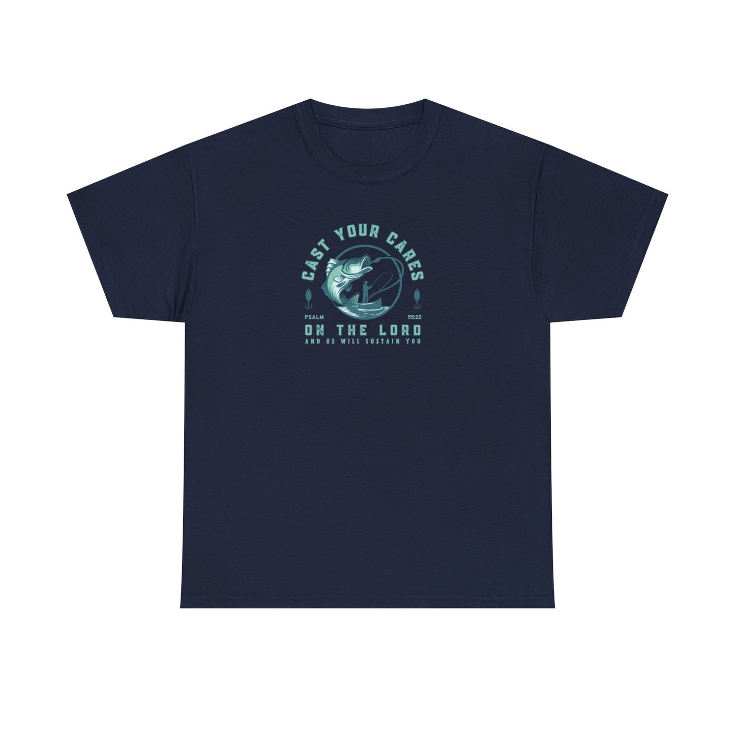 Men's Graphic Christian T Shirt Fishing Tee