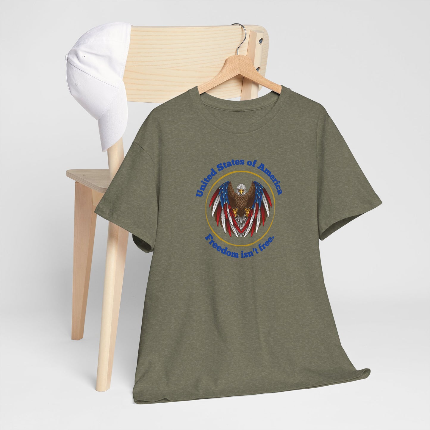Patriotic Eagle Tee - USA Freedom