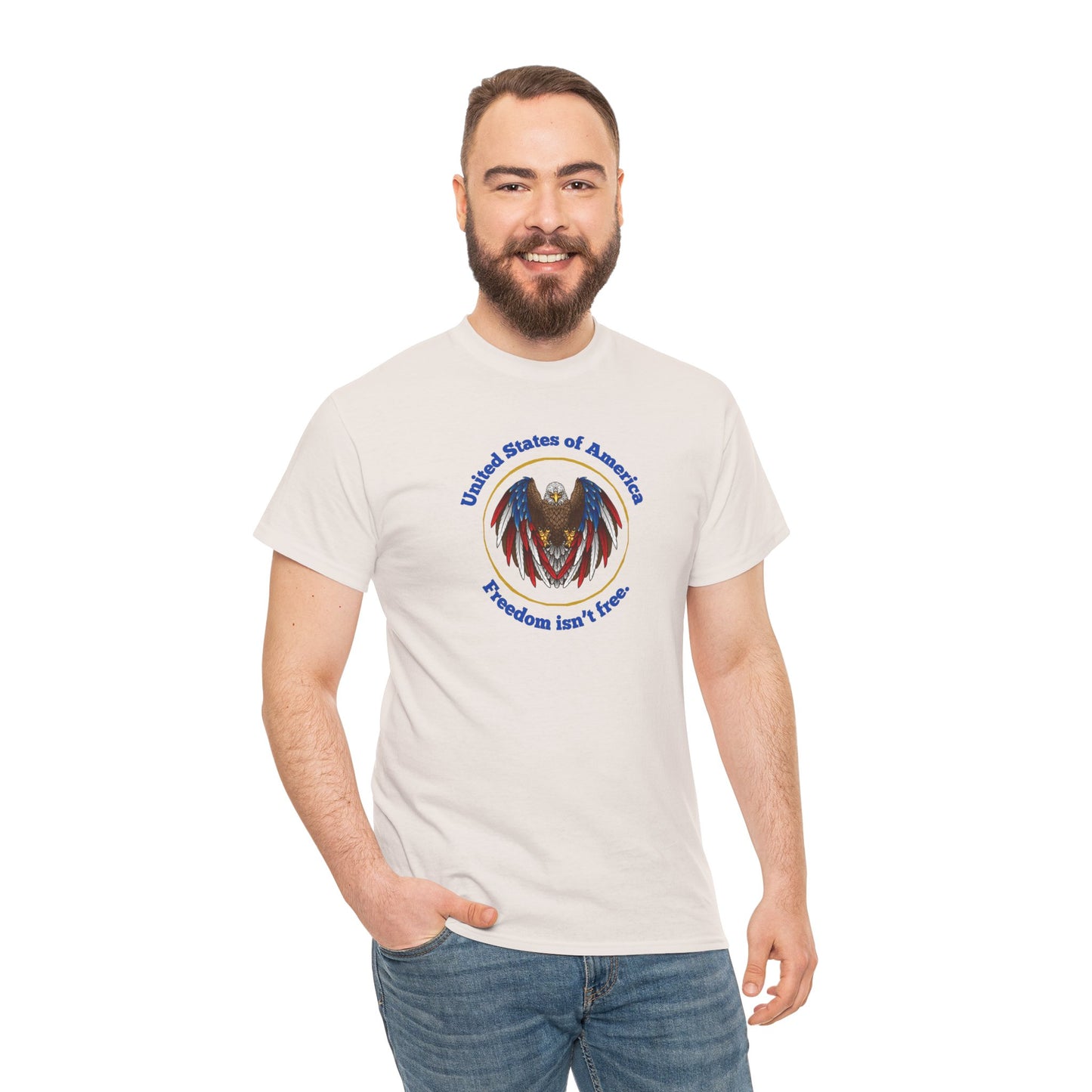 Patriotic Eagle Tee - USA Freedom