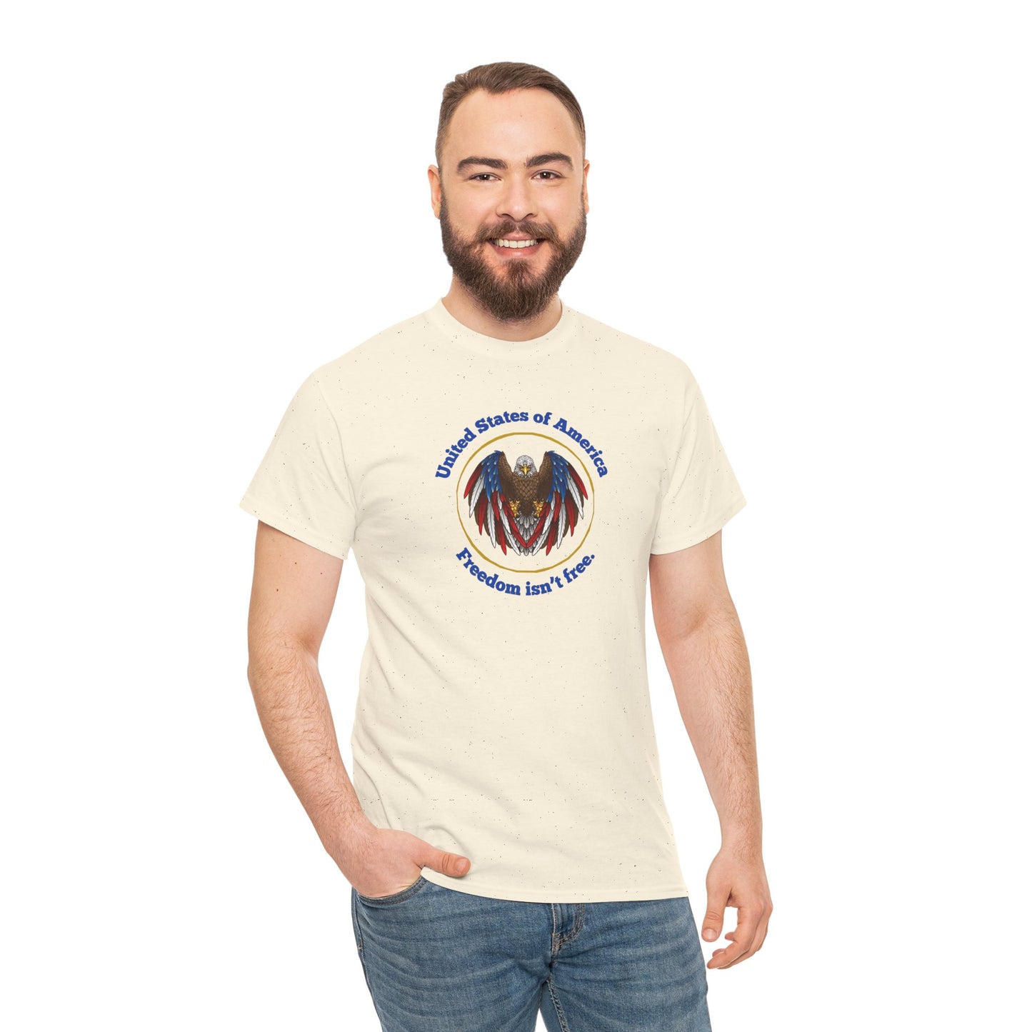 Patriotic Eagle Tee - USA Freedom