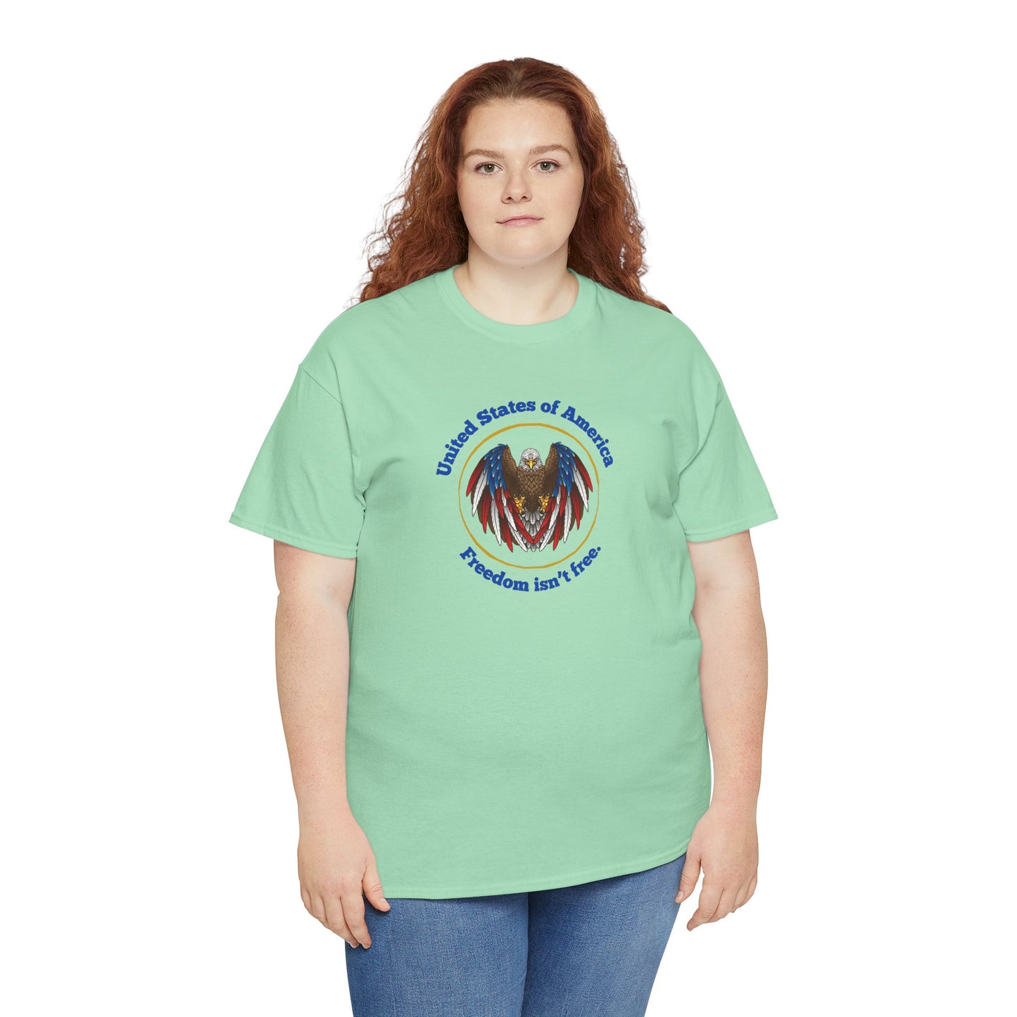 Patriotic Eagle Tee - USA Freedom