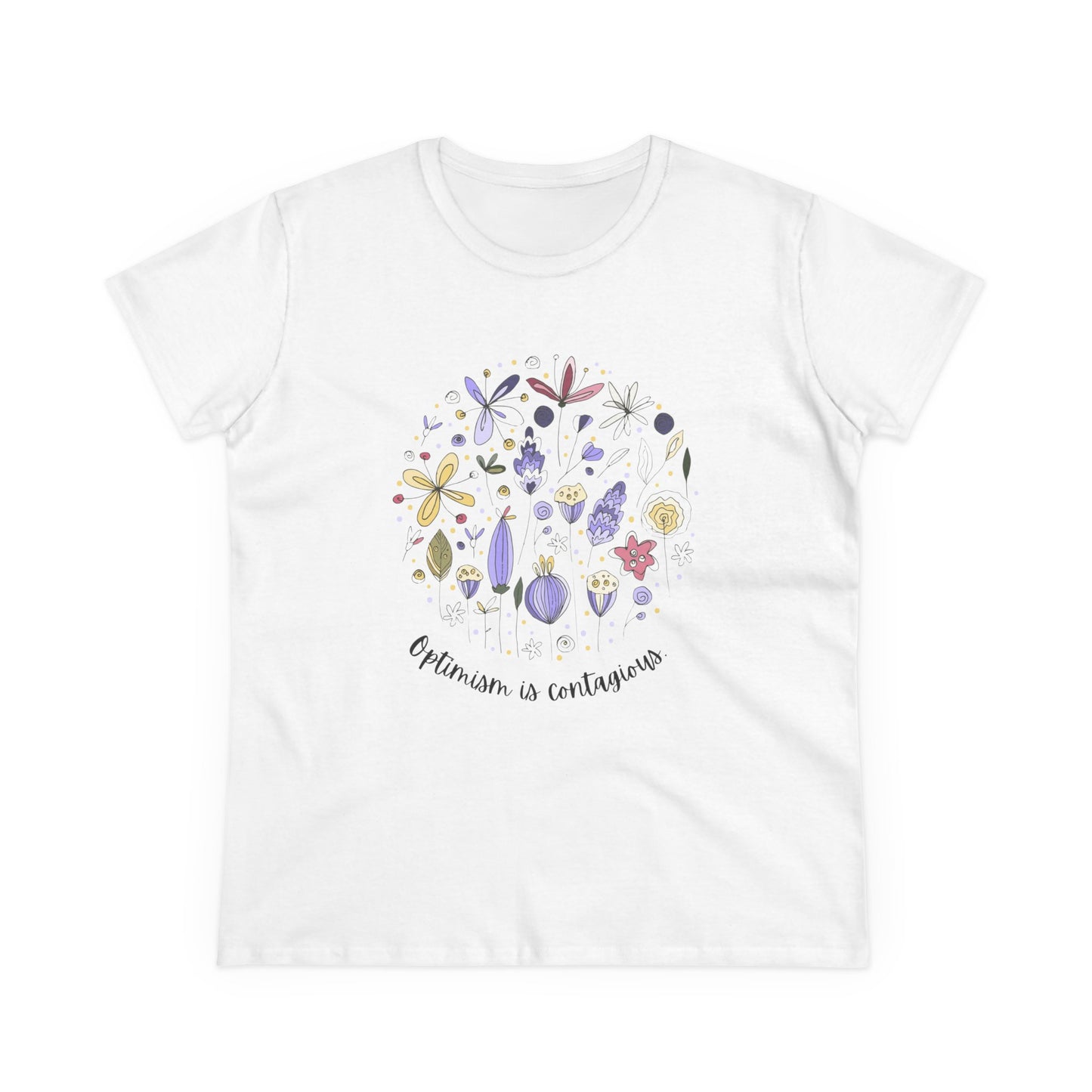 Graphic T-Shirt Flower Optimism Women's Tee