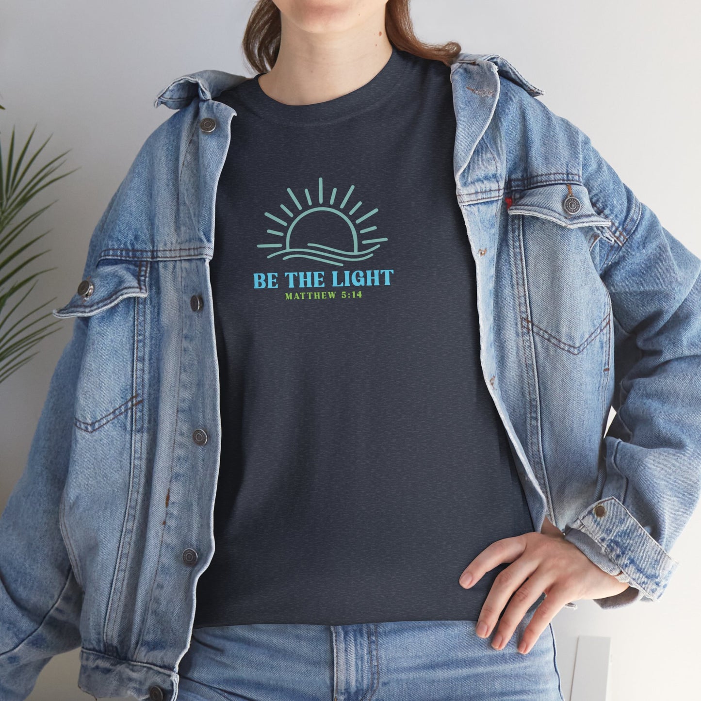 Christian Graphic Tee Be The Light