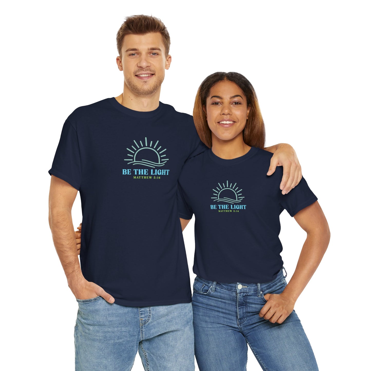 Christian Graphic Tee Be The Light