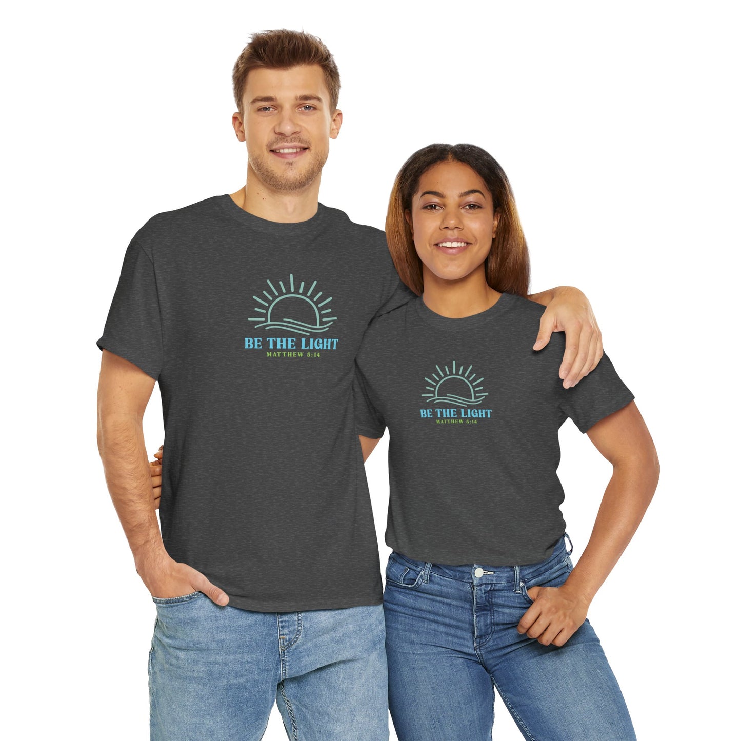 Christian Graphic Tee Be The Light