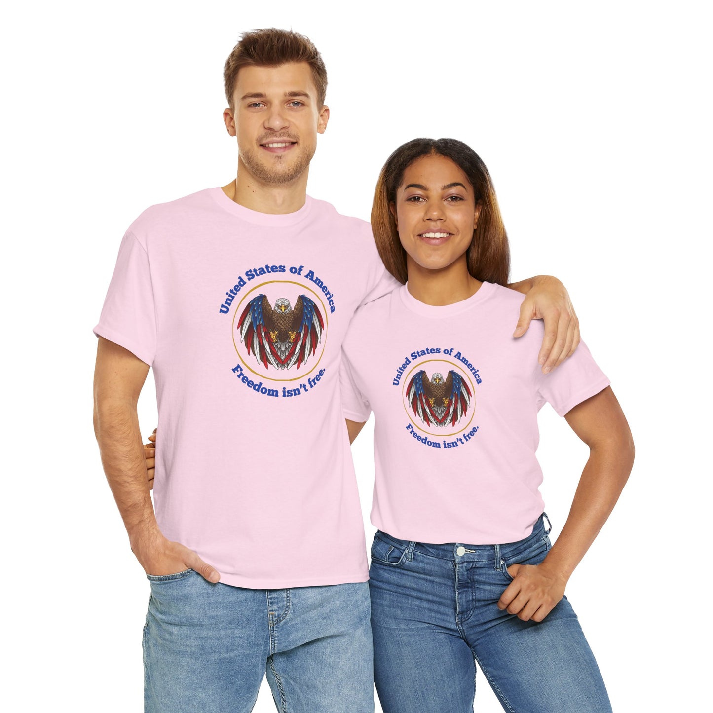 Patriotic Eagle Tee - USA Freedom