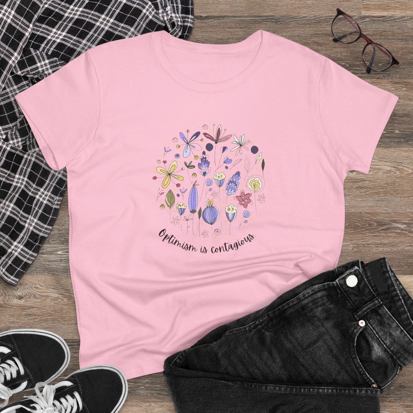 Wildflower T Shirt Women's Wildflower Tee Floral T Shirt Flower Tee Inspirational Saying