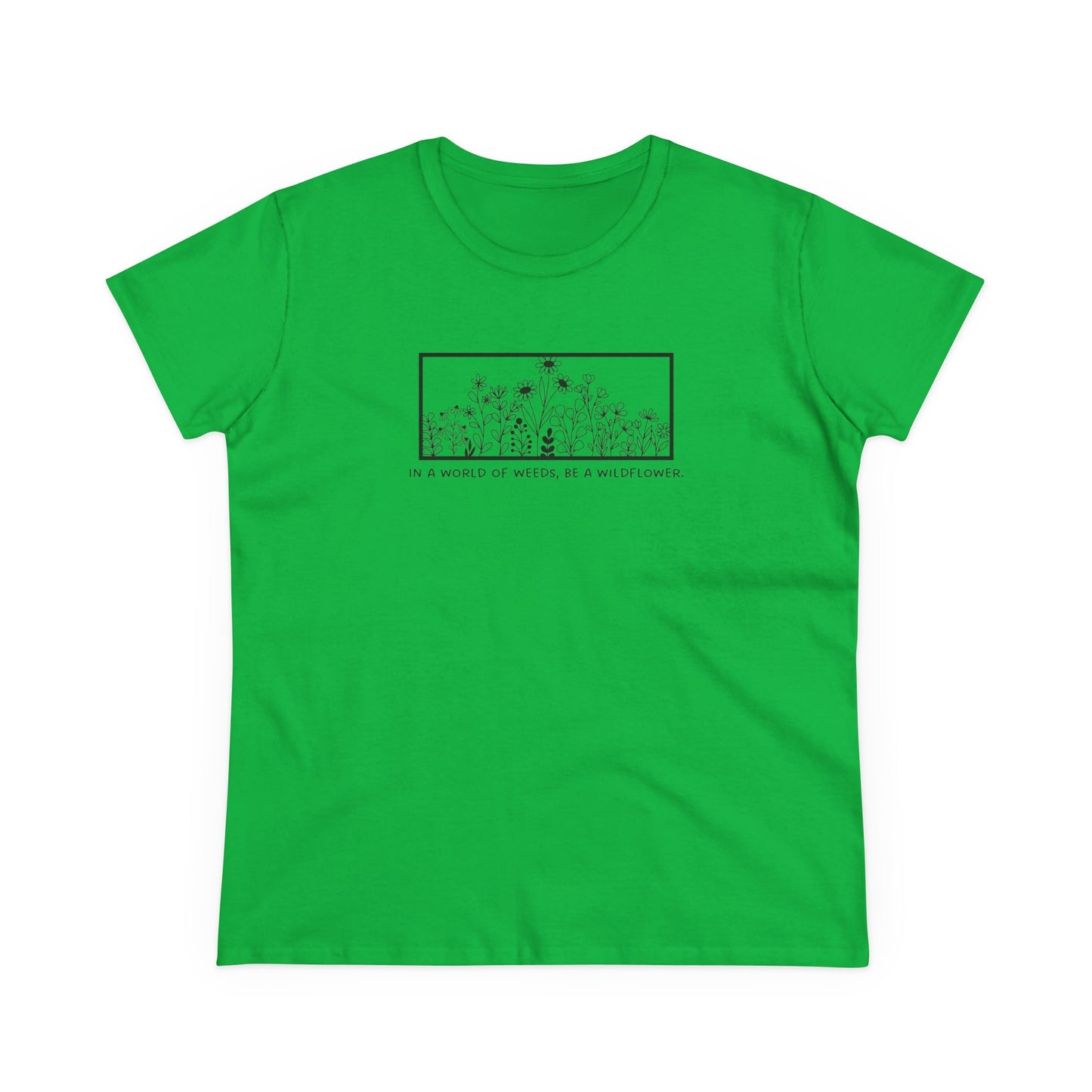 Wildflower T Shirt Floral Tee Women's